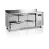 Mesa Refrigerada Positiva Inox - 6 Cajones GN 1/1 TEFCOLD - Práctica y duradera