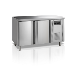 Mesa Refrigerada Inox 2 Puertas GN 1/1 TEFCOLD CK7210/-SP - Enfriamiento ventilado, descongelación automática