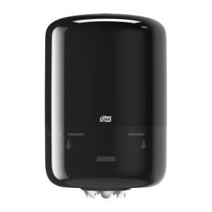 Dispensador negro Tork para rollo de extracción central Elevation: Higiene profesional óptima