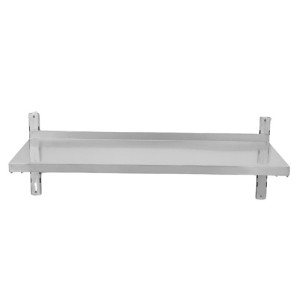 Estante de pared en acero inoxidable - L 1000 x P 400 mm | Dynasteel