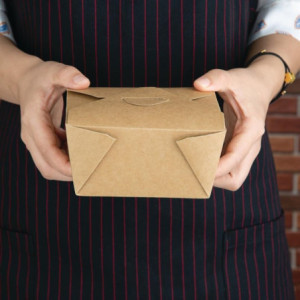 Cajas de comida de cartón de 112 mm - Paquete de 300 de alta calidad