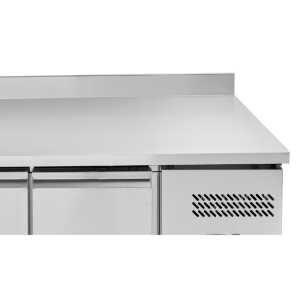 Mesa Refrigerada Positiva con Respaldo - 4 Cajones - Dynasteel