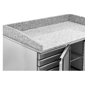 Mueble para Pizza 600x400 - 1 Puerta y 7 Cajones - Dynasteel