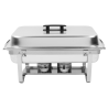 Chafing Dish 9 L - GN 1/1 Eco Dynasteel: mantenga sus platos calientes