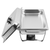 Chafing Dish 9 L - GN 1/1 Eco Dynasteel: mantenga sus platos calientes
