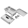 Chafing Dish 9 L - GN 1/1 Eco Dynasteel: mantenga sus platos calientes