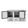 Mesa Refrigerada Positiva - 2 puertas y 2 Cajones GN 1/2 - Dynasteel