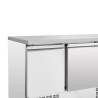 Mesa Refrigerada Positiva - 2 puertas y 2 Cajones GN 1/2 - Dynasteel