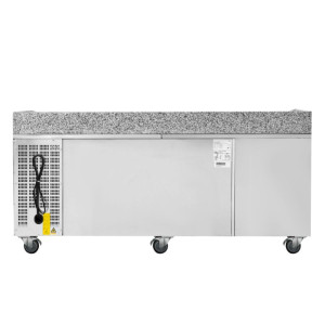 Mueble para Pizza 600x400 2 Puertas y 7 Cajones Dynasteel - Preparación Pizzas