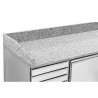 Mueble para Pizza 600x400 2 Puertas y 7 Cajones Dynasteel - Preparación Pizzas
