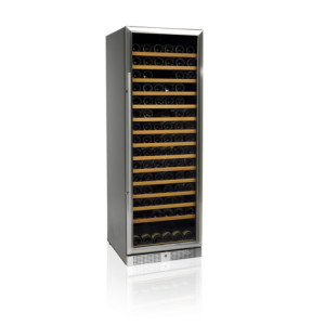 Bodega de vino TEFCOLD inox - 165 botellas - Diseño contemporáneo
