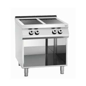 Placa de cocción vitrocerámica profesional Bartscher serie 900 - 4 zonas radiantes