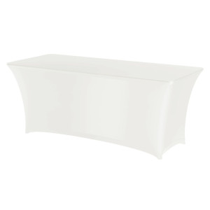 Funda para Mesa Rectangular Blanca 1500 - HENDI
