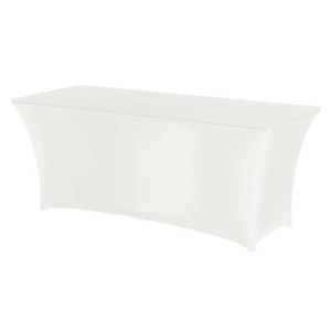 Funda para Mesa Rectangular Blanca 1830 - HENDI