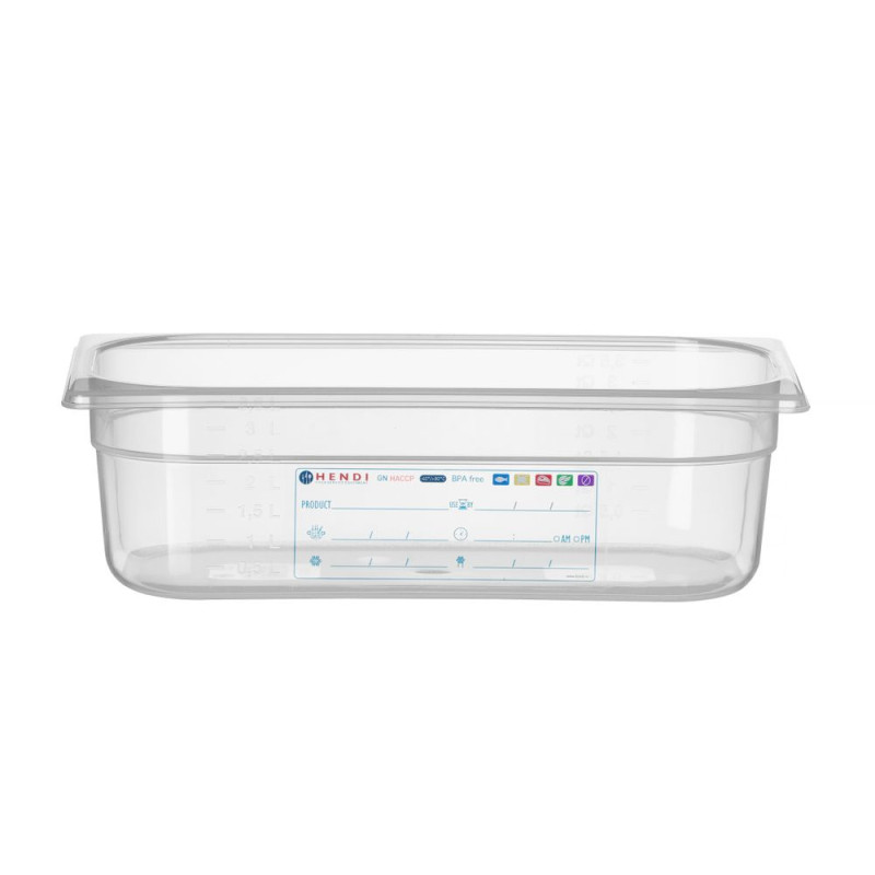 Bandeja gastronorm 1/3 - Marca HENDI - Fourniresto