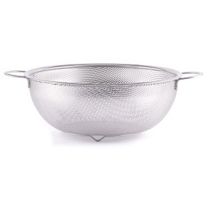 Escurridor perforado de acero inoxidable - ø 285 mm