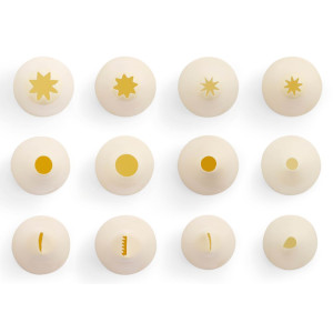 Set de 12 boquillas - surtido - Marca HENDI - Fourniresto