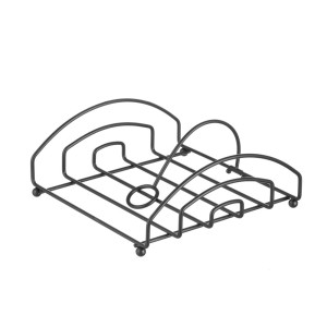 Porta-toallas de mesa negro - 210 x 205 mm - Marca HENDI