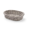 Cesta de pan ovalada gris - 320 x 230 mm