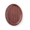 Plato de madera ovalado - 200 x 265 mm - Marca HENDI - Fourniresto