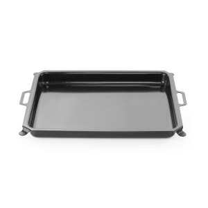 Placa de cocción esmaltada para Barbacoa Profesional a Gas - Marca HENDI - Fourniresto