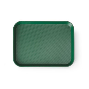 Bandejita rectangular para comida rápida - Modelo pequeño 265 x 345 mm - Verde