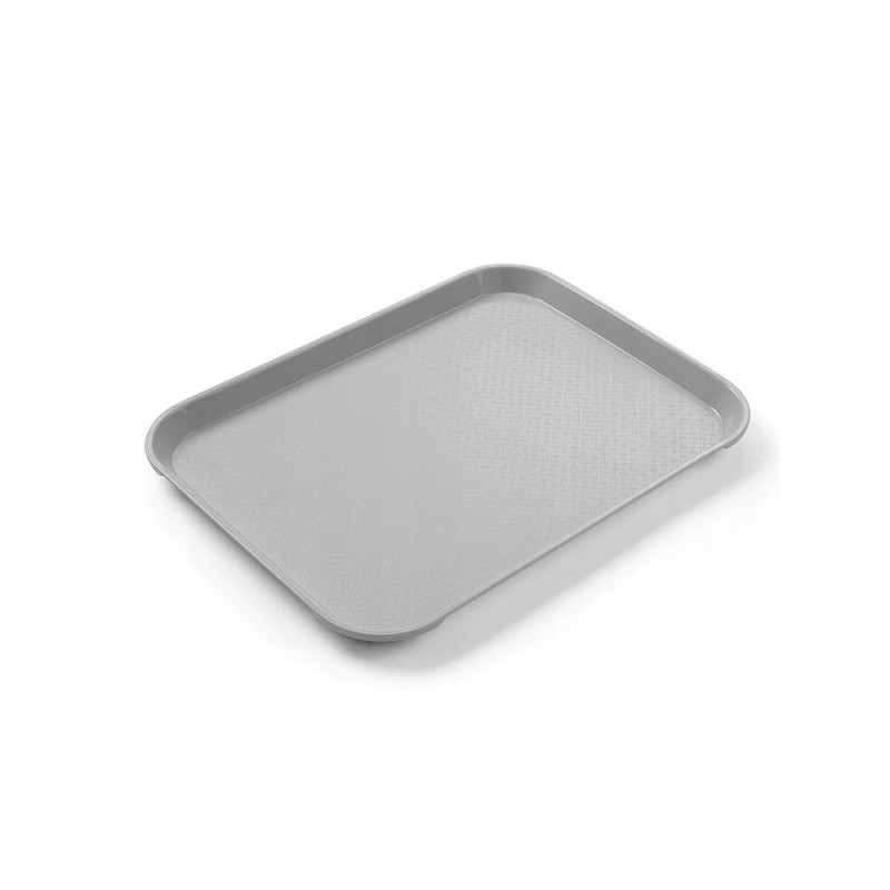 Bandejita rectangular para comida rápida - Modelo pequeño 265 x 345 mm - Gris