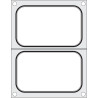 Matriz de sellado para selladora manual - 2 compartimentos 178 x 113 mm - Hendi