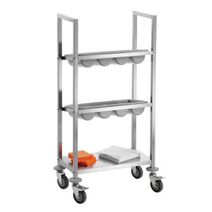 Carro de cubiertos de acero inoxidable - Bartscher