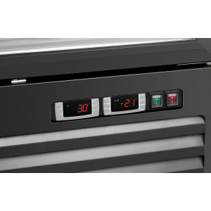 Armario Refrigerado Positivo y Negativo - 2 Puertas de Cristal - 820 L - Bartscher