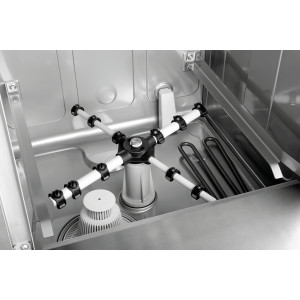 Lavavajillas profesional Bartscher: Gran capacidad 15 L, cesta 40x40, ideal para CHR Horeca