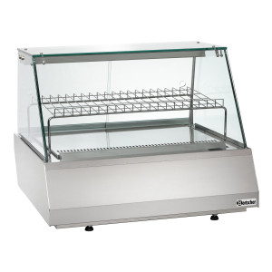Vitrina refrig. 2/1 GN en vidrio plano Bartscher | Cocina profesional
