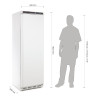 Armario Refrigerado Positivo Blanco - 400 L