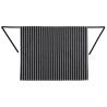 Delantal de cocina a rayas blanco y negro 760 x 970 mm - Ropa de chef blancos - Fourniresto