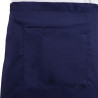 Delantal de camarero corto azul marino de polialgodón 373 x 750 mm - Whites Chefs Clothing - Fourniresto