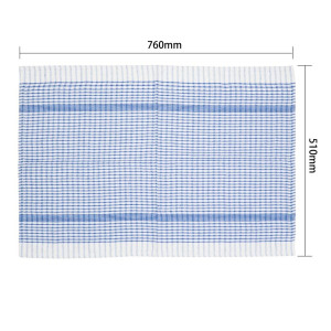 Paño Azul de Polialgodón - Lote de 10 - Vogue - Fourniresto