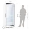 Vitrina refrigerada positiva 600 L - Polar - Fourniresto