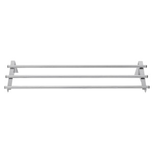 Estantería de pared tubular de acero inoxidable - 1200 x 300 mm - Vogue - Fourniresto