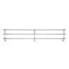 Wall-mounted Tubular Stainless Steel Shelf 1500 mm - Vogue - Fourniresto