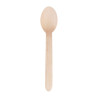 Cuchara de postre de madera biodegradable 166 mm - Paquete de 100 - Fiesta Green - Fourniresto