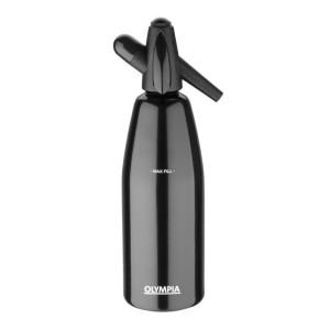 Sifón de agua de Seltz Negro 1 L - Olympia - Fourniresto