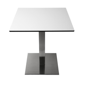 Pie de mesa cuadrado de acero inoxidable 720 x 430 mm - Bolero - Fourniresto