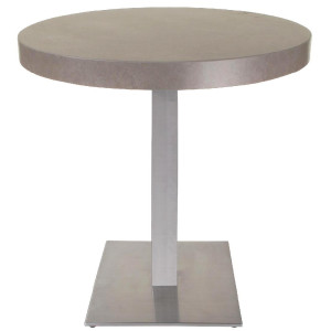 Pie de mesa cuadrado de acero inoxidable 720 x 430 mm - Bolero - Fourniresto