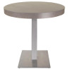 Pie de mesa cuadrado de acero inoxidable 720 x 430 mm - Bolero - Fourniresto