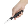 Cuchillo pelador negro hoja 6,5 cm - Hygiplas - Fourniresto