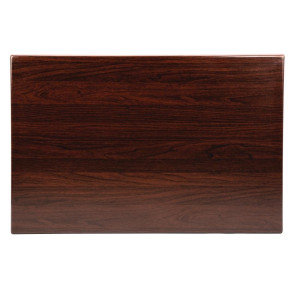 Tabla de mesa rectangular preperforada marrón oscuro - Bolero - Fourniresto