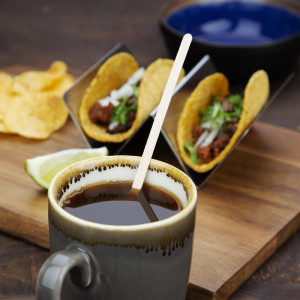 Agitadores de Abedul 190mm - Lote de 1000 - Fiesta Green - Fourniresto