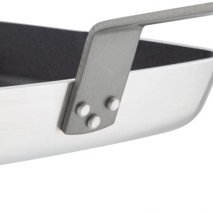 Sartén cuadrada antiadherente con fondo estriado - L 240mm - Vogue