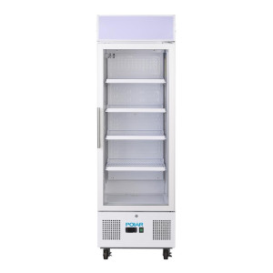 Vitrina refrigerada positiva blanca Serie G - 218 L - Polar - Fourniresto