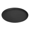 Bandeja de servicio redonda de fibra de vidrio antideslizante Camtread negro Ø 355mm - Cambro - Fourniresto